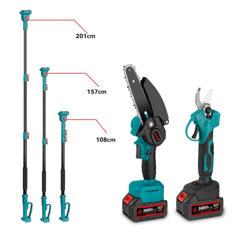 Pack tesoura e motosserra cana extensível - Image